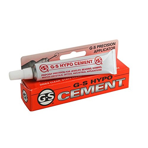 Jewelers G-S Hypo Clear Cement 9 ml w/Precision Applicator for Bea...