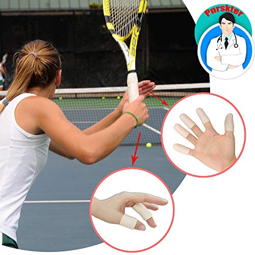 Gel Finger Cots, Finger Protector Support14 PCS NEW MATERIAL Fin...