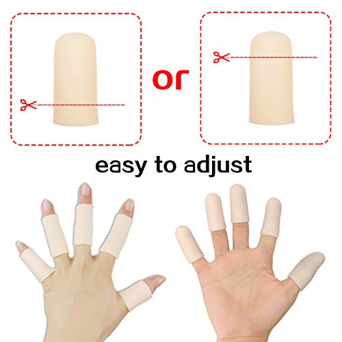 Gel Finger Cots, Finger Protector Support14 PCS NEW MATERIAL Fin...