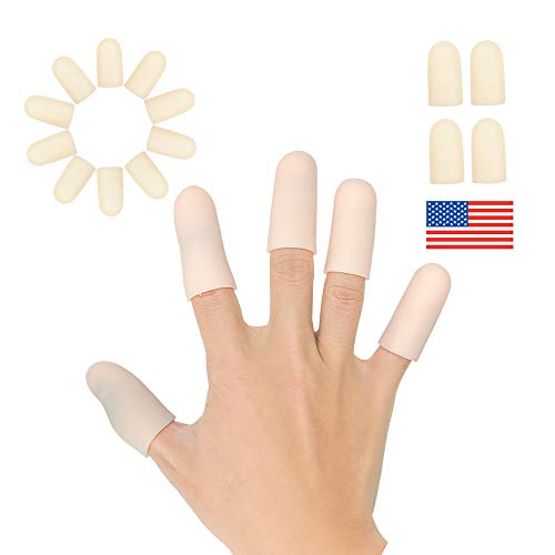 Gel Finger Cots, Finger Protector Support14 PCS New Material Fin...