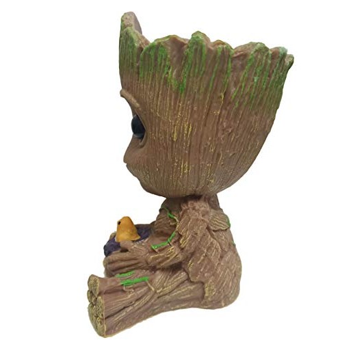 pobpop Treeman Baby Groot Flowerpot Succulent Planter Cute Green P...