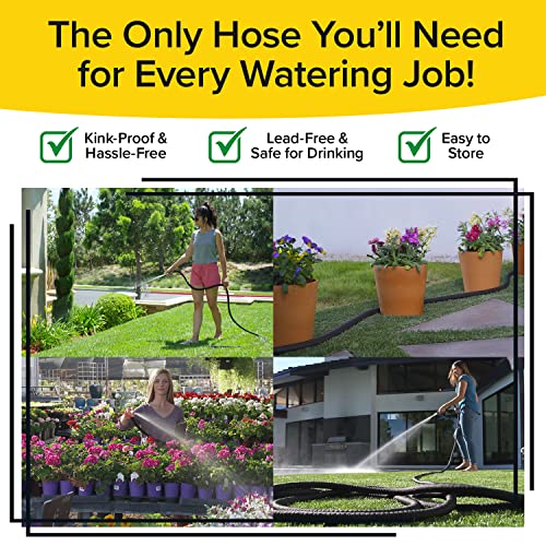Original Pocket Hose Silver Bullet Garden Hose, As Seen On TV Lead...