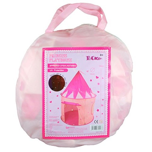 Play Tent Princess Castle by Pockos - Features Glow in the Dark Stars