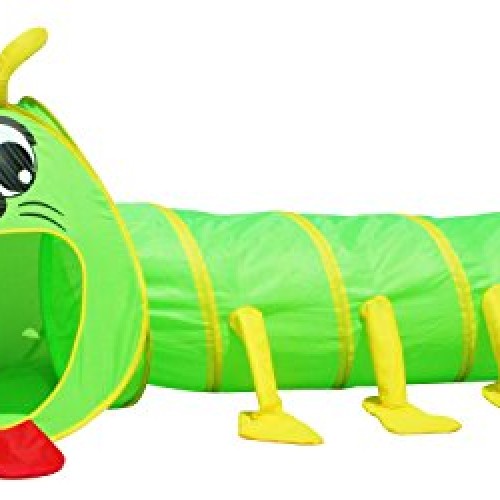 Big Mouth Caterpillar Tent 2pc Pop-up Children Play Tunnel Kids Di...