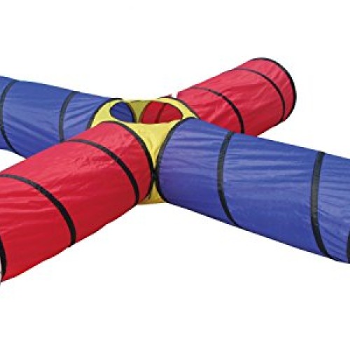 POCO DIVO 4-way Tunnel Pop-up Fun Junction Set 8 Feet Toy Tent Kid...