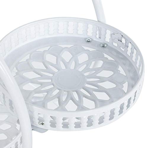 Plant Stand, Multi Tiered Corner Plant Rack Rolling Plant Flower D...