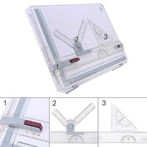 Pro A3 Drawing Board,Lightweight Multi-Functional Drafting Table w...