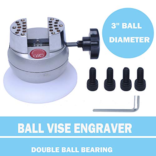Podoy Jewelers Engraving Tools Block Ball Vise 3 inch with 35Pcs A...