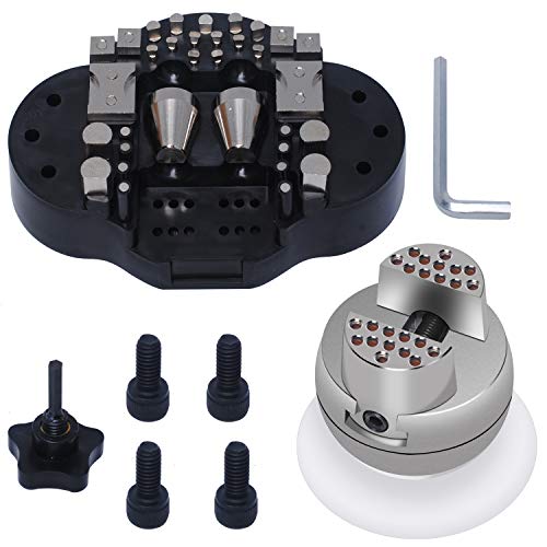 Podoy Jewelers Engraving Tools Block Ball Vise 3 inch with 35Pcs A...