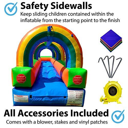 Pogo Bounce House Inflatable Slip and Slide - 25 Foot Long x 6 F...