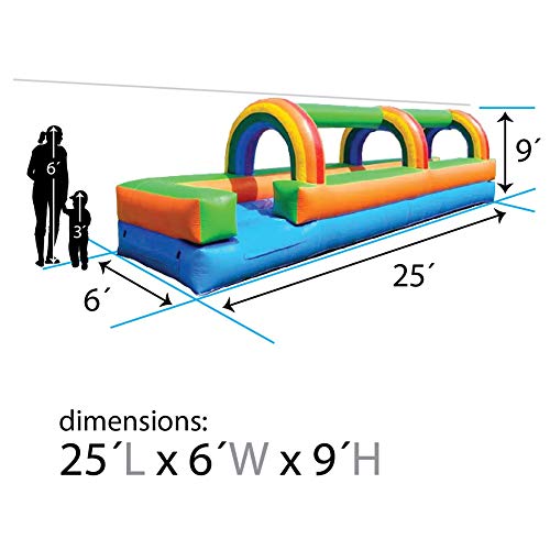Pogo Bounce House Inflatable Slip and Slide - 25 Foot Long x 6 F...