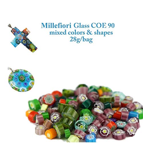 3bags/lot Frit Millefiori Glass & Millefiori Glass Bead Making in ...