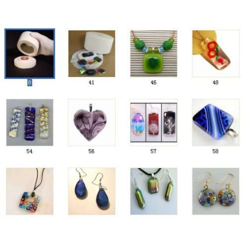 3bags/Pack28g/Bag Confetti Glass Fusing Designs DIY Jewelry Glas...