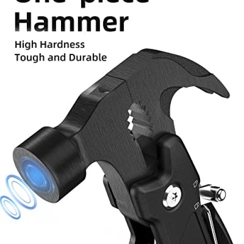14-in-1 Multitool Hammer, Pohaku Multitool with DIY Stickers, Safe...