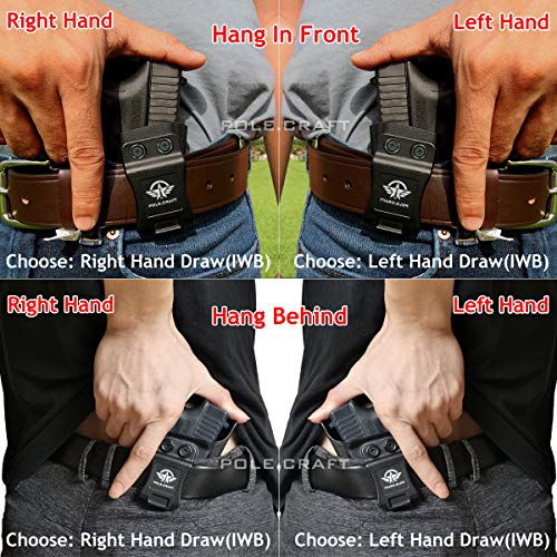 M&P Shield 9mm Holster, IWB Kydex Holster for Smith & Wesson M&P S...