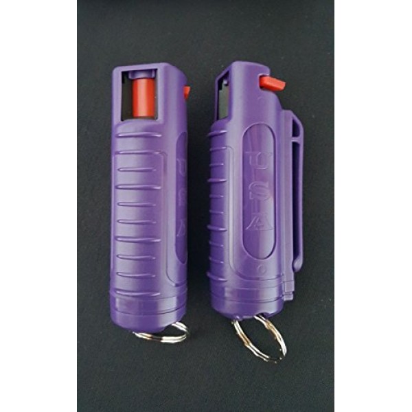 2 PACK POLICE MAGNUM MACE PEPPER SPRAY 1/2oz PURPLE INJECTION MOLD...
