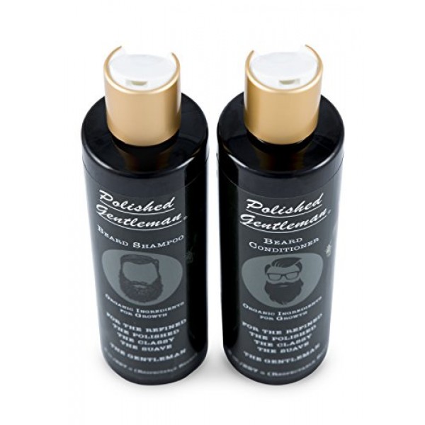 Beard Growth and Thickening Shampoo and Conditioner Set - Beard Ca...