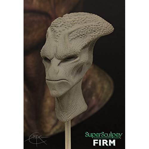 Polyform Super Sculpey Firm Oven Bake Clay, Gray, 1lb