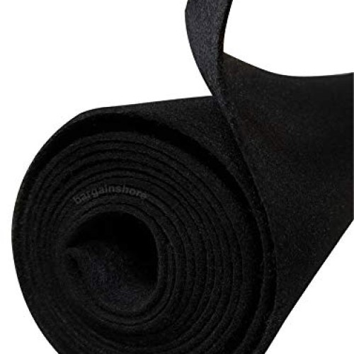 Polymat 3 FEET 4 FEET Black 3X4 Latex Backed Felt Fabric Roll 1 ...