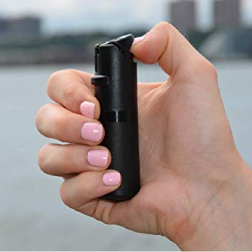 POM Pepper Spray Black Flip Top Pocket Clip - Maximum Strength OC ...