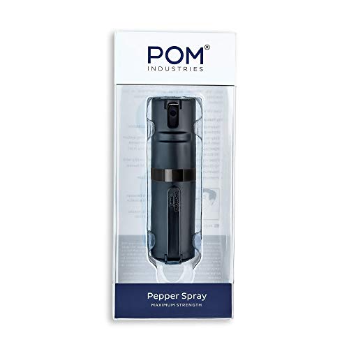 POM Pepper Spray Black Flip Top Pocket Clip - Maximum Strength OC ...