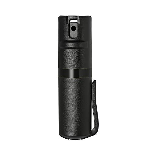 POM Pepper Spray Black Flip Top Pocket Clip - Maximum Strength OC ...