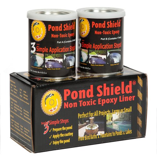 Pond Armor SKU-FGREEN-QT-R Non-Toxic Pond Shield Epoxy Paint, 1.5-...