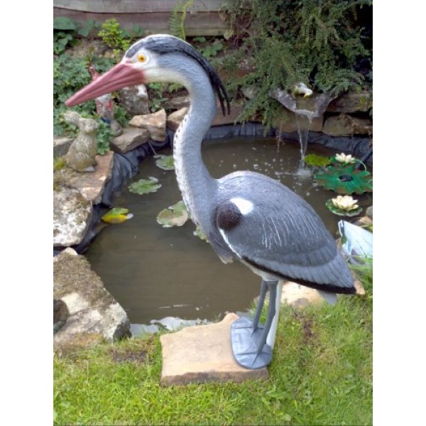 Blue Heron Decoy with Legs & Stake 30 76cm Tall, Adult Blue He...