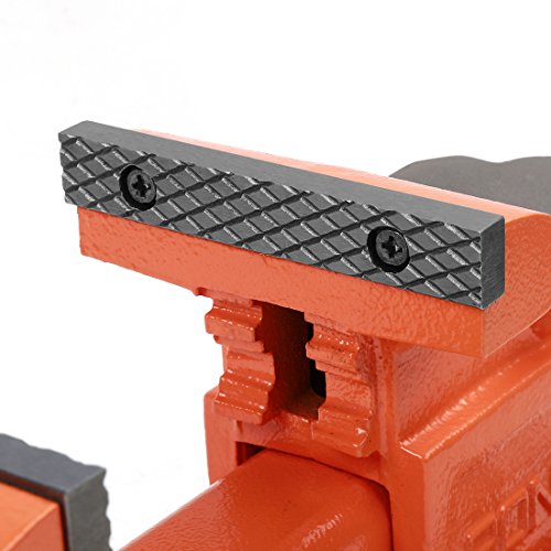 PONY 4-inch Heavy Duty Bench Vise - Jaw Width 4-inch, Throat Depth...