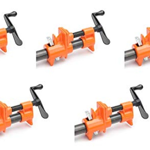 PONY 50 Pipe Clamp, Fixture for 3/4-Inch Black Pipe Five Pack