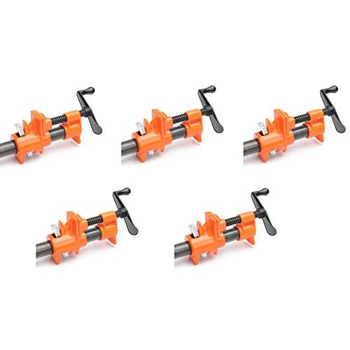 PONY 50 Pipe Clamp, Fixture for 3/4-Inch Black Pipe Five Pack