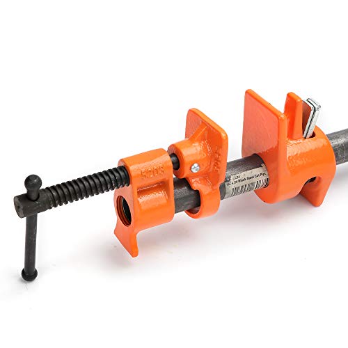 PONY 52 Pipe Clamp, Fixture for 1/2-Inch Black Pipe