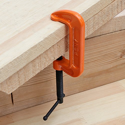 PONY Malleable Iron C-Clamp Set, 3-Piece, 1, 2, 3