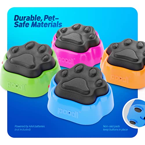 PawTalk Recordable Dog Buttons - Talking Buttons for Pet Communica...