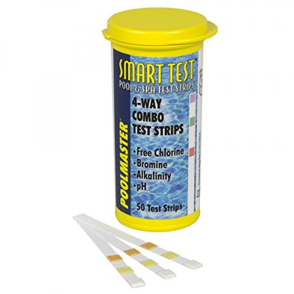 Poolmaster 22211 Smart Test 4-Way Pool and Spa Test Strips - 50ct ...