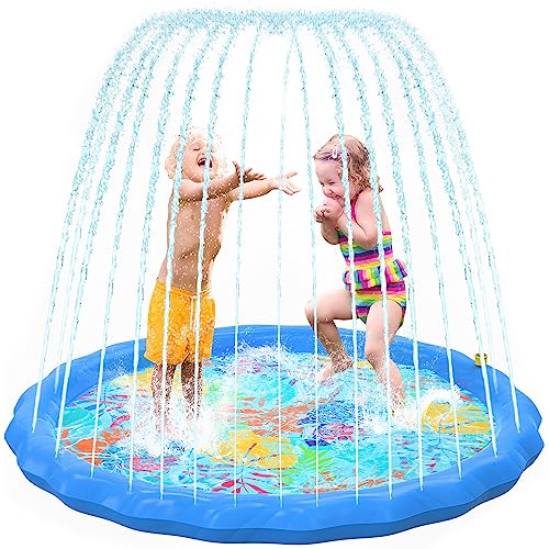 Splash Pad for Kids | Water Sprinkler for Kids, Large Splash Pad |...