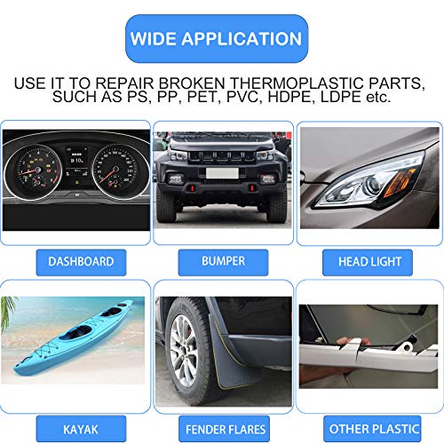 Plastic Welder Kit for Bumper Repair, 50w Hot Stapler Welding ,...