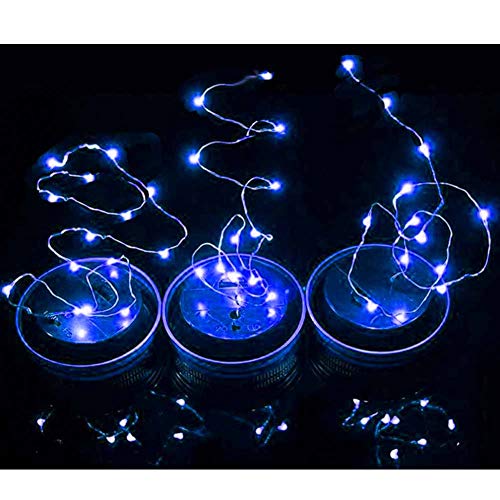 POPPAP Mason Jar Solar Lid String Liths Indoor Outdoor Mood Light ...