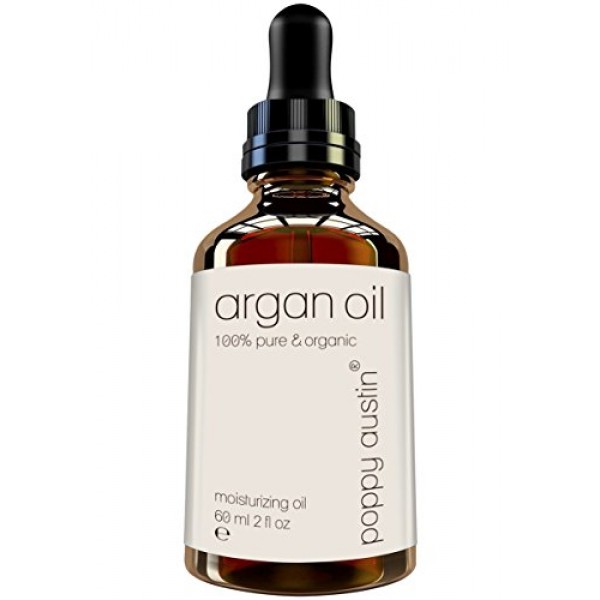 Poppy Austin Pure Argan Oil for Hair & Skin - Vegan, Cruelty-Free ...