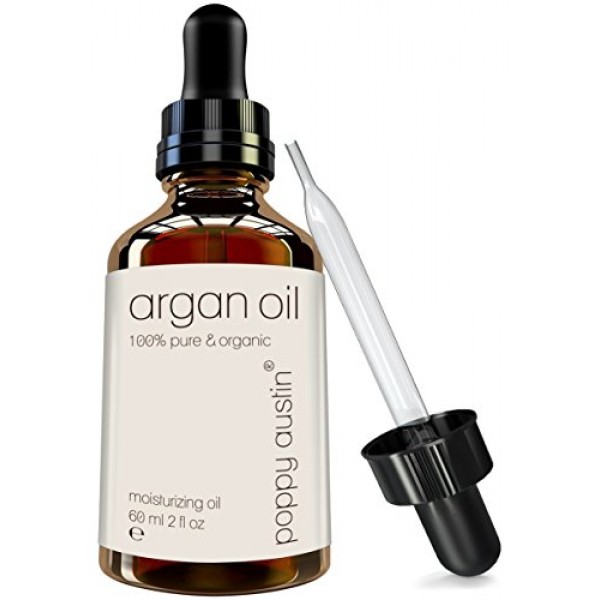 Poppy Austin Pure Argan Oil for Hair & Skin - Vegan, Cruelty-Free ...