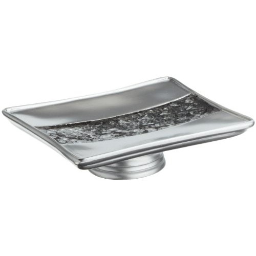 Popular Bath Sinatra Silver Soap Dish