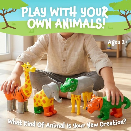 Popular Playthings Magnetic Mix or Match Animals
