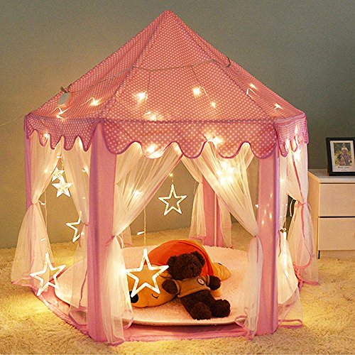 Porpora Kids Indoor/Outdoor Princess Castle Play Tent Fairy Prince...