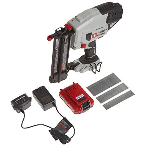 PORTER-CABLE 20V MAX Cordless Brad Nailer Kit, 18GA PCC790LA