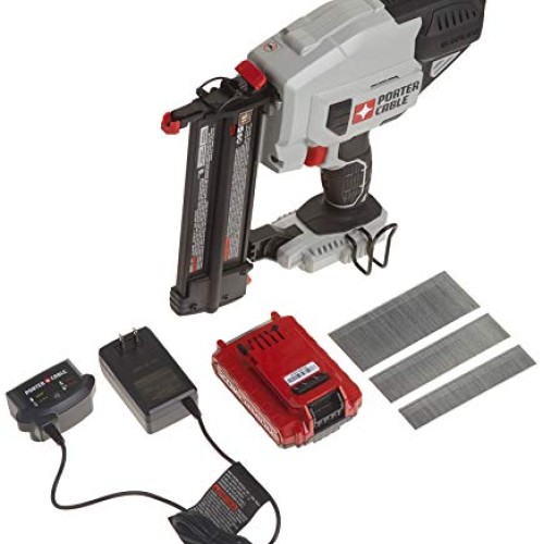PORTER-CABLE 20V MAX Cordless Brad Nailer Kit, 18GA PCC790LA