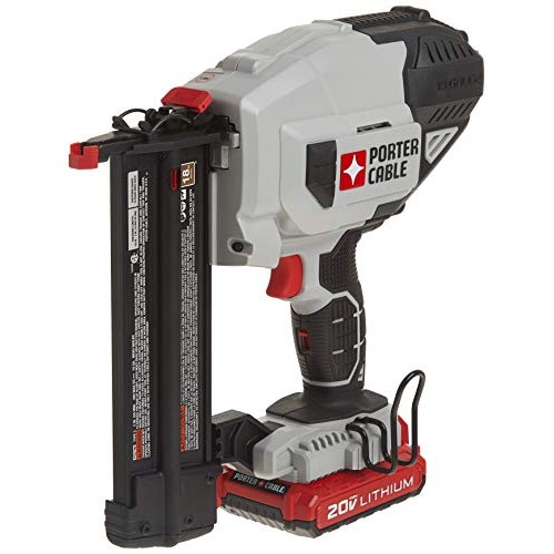 PORTER-CABLE 20V MAX Cordless Brad Nailer Kit, 18GA PCC790LA