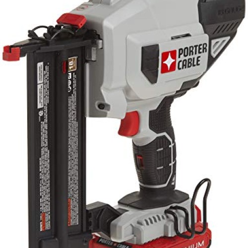 PORTER-CABLE 20V MAX Cordless Brad Nailer Kit, 18GA PCC790LA