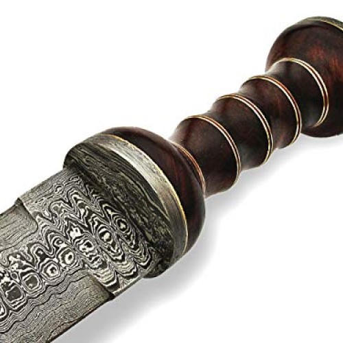 Poshland REG-M-22 Custom Handmade Damascus Steel- 15.1 Inches Hun...