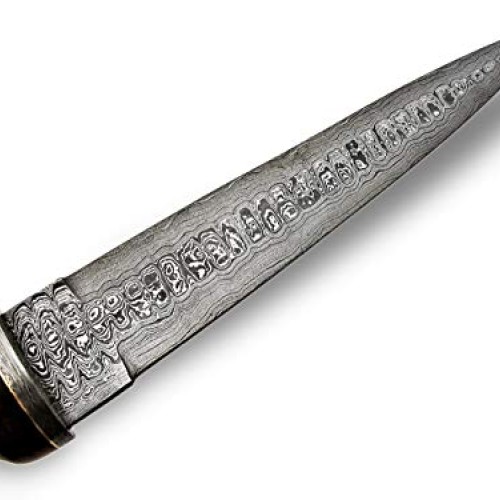 Poshland REG-M-22 Custom Handmade Damascus Steel- 15.1 Inches Hun...
