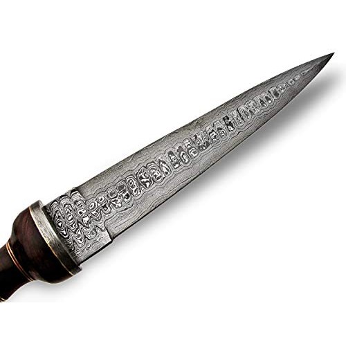 Poshland REG-M-22 Custom Handmade Damascus Steel- 15.1 Inches Hun...